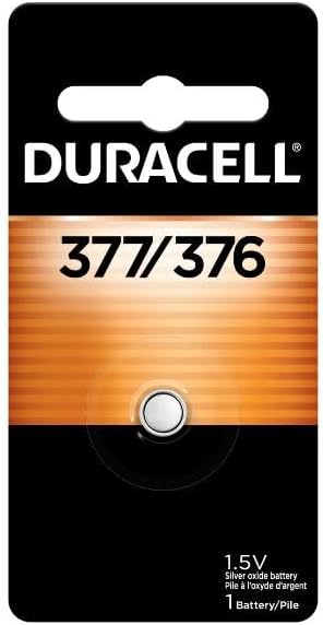 Pile bouton à oxyde d'argent Duracell 376/377 1,5 V longue durée SR626 1 pièce