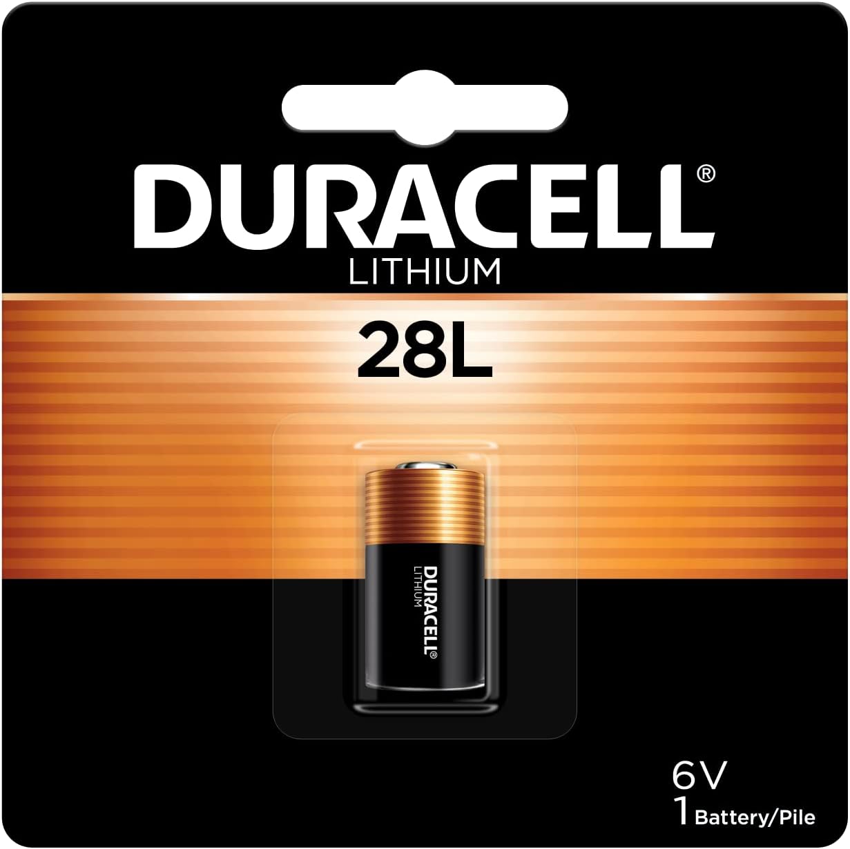 Duracell 28L 6V Lithium Battery Long lasting battery 1PC, 2CR11108, L544, PX28L