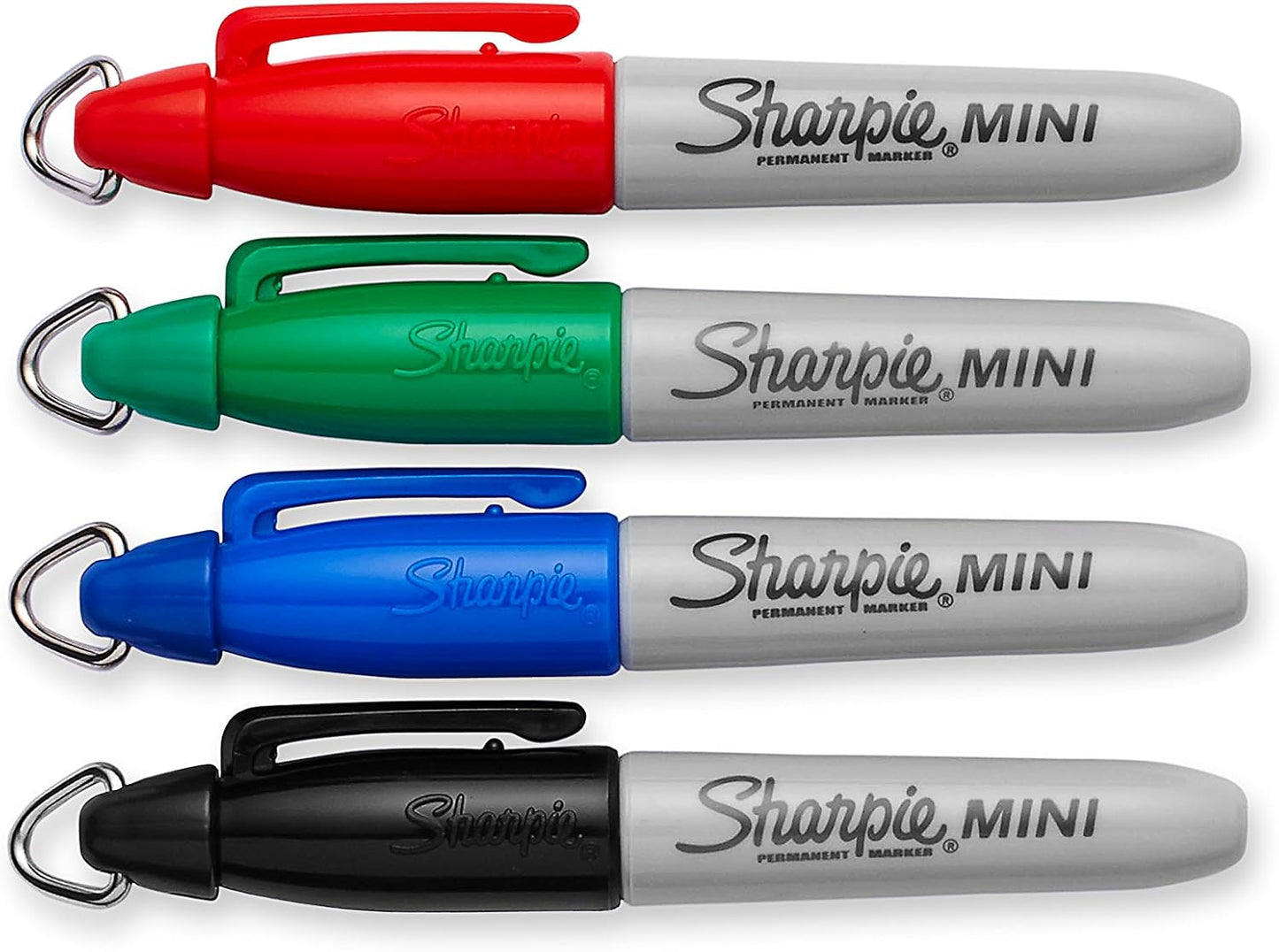 Sharpie MINI Marker Permanent, Permanent Marker Fine, 4-Carded, Assorted Inks (35113PP)