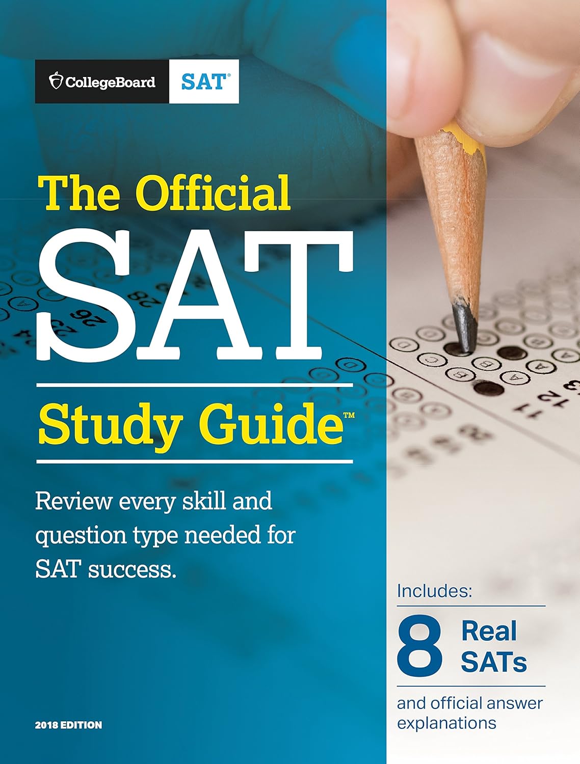 The Official SAT Study Guide, 2018 Edition, Used Book, Pickup Only, No shipping