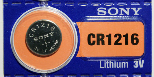 5PC Sony CR-1216 CR1216 Lithium Button Cell Batteries 3V Best by 2028 Japan Made