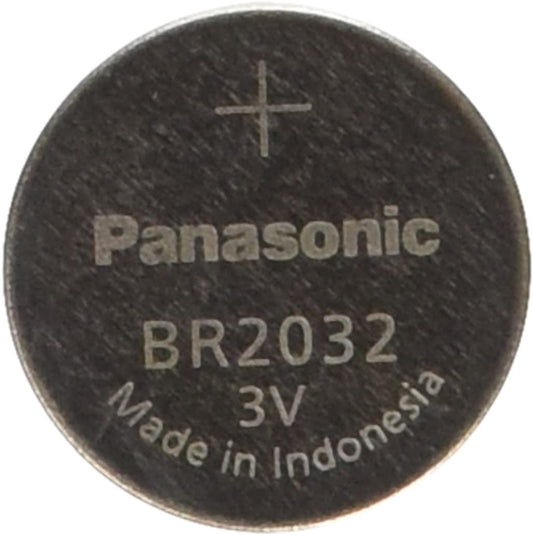 2PC Panasonic BR2032 BR-2032 2032 3V Lithium Coin Cell Batteries